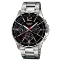 Casio MTP-1374D-1AV – Black Dial Stainless Steel Watch